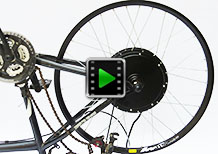 27.5 inch 48v 1500w rear hub motor - 650b electric bike conversion kit video