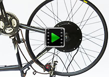 29 inch 48v 1500w rear electric bike motor kit video