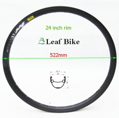 24 inch 48V 1500W rear hub electric bike motor wheel