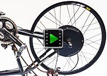 26 inch rear 1500w hub motor electric bike conversion kit video