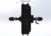 1500 rear freewheel hub motor drawing