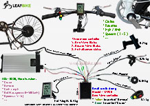 700c 1000w rear hub motor electric bike conversion kit wire diagram