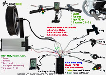 20 inch 48V 52V 2000W beach snow fat tire single side shaft motor kit wire diagram 20 inch 48V 52V 2000W beach snow fat tire single side shaft motor kit wire diagram